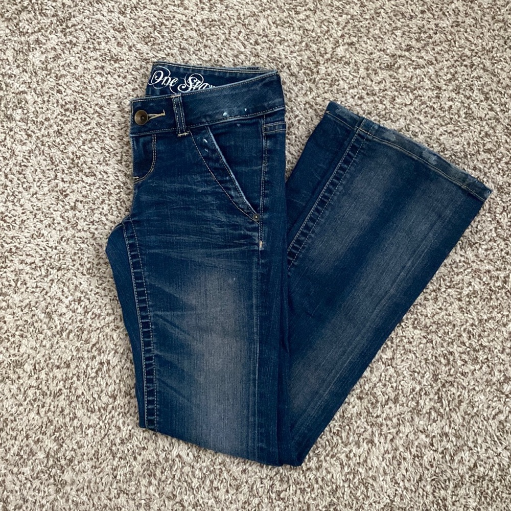 NWOT Converse Premium Denim Trinity Boot Cut Jeans